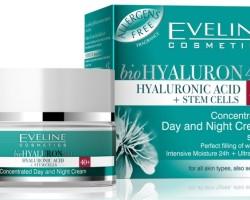 Гиалуроновый крем Eveline bio HYALURON 4D для увлажнения кожи